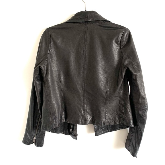 Line leather jacket - Picture 2 of 8